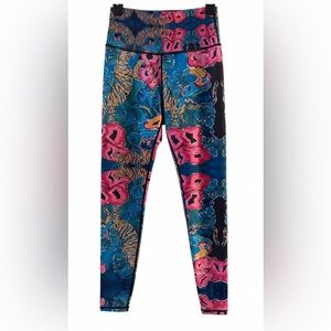 CHTAPODI COLLECTIVE Tigers & Toucs Legging S NWOT
